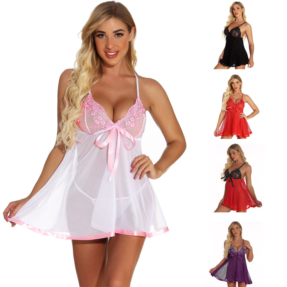 Elegant Babydoll Night Dress - sharpe elegance1 elegant-nighty, Curvy