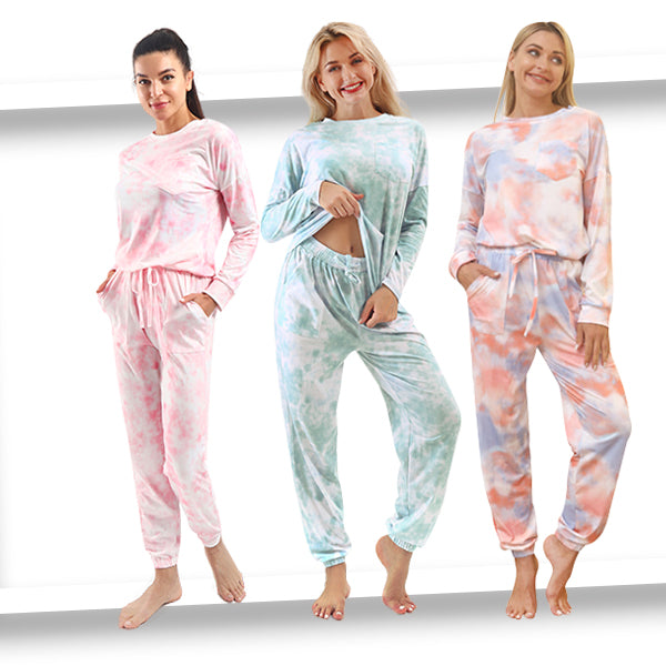 Women Tie-dye Cotton Sleep Wear - sharpe elegance1 women-tie-dye-cotton-sleep-wear, 