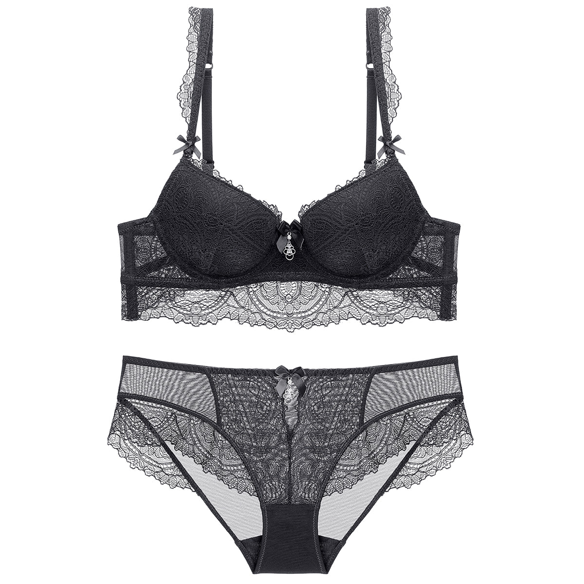 Push Up Lace  Lingerie Set - sharpe elegance1 push-up-lace-lingerie-set, 