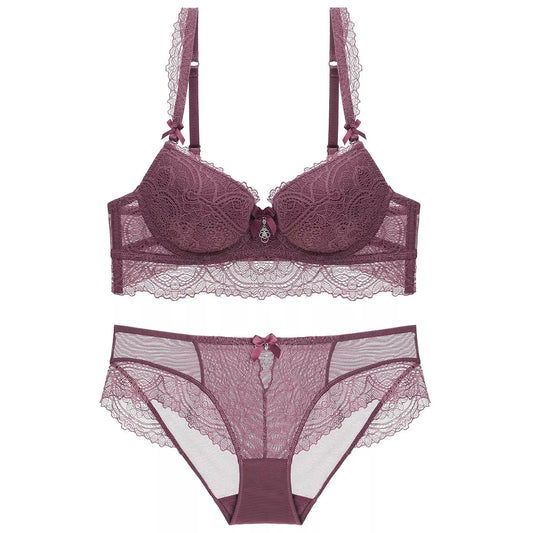 Push Up Lace  Lingerie Set - sharpe elegance1 push-up-lace-lingerie-set, 